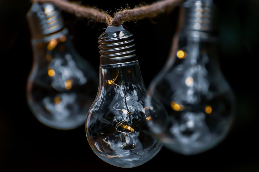 lightbulb, light, electricity